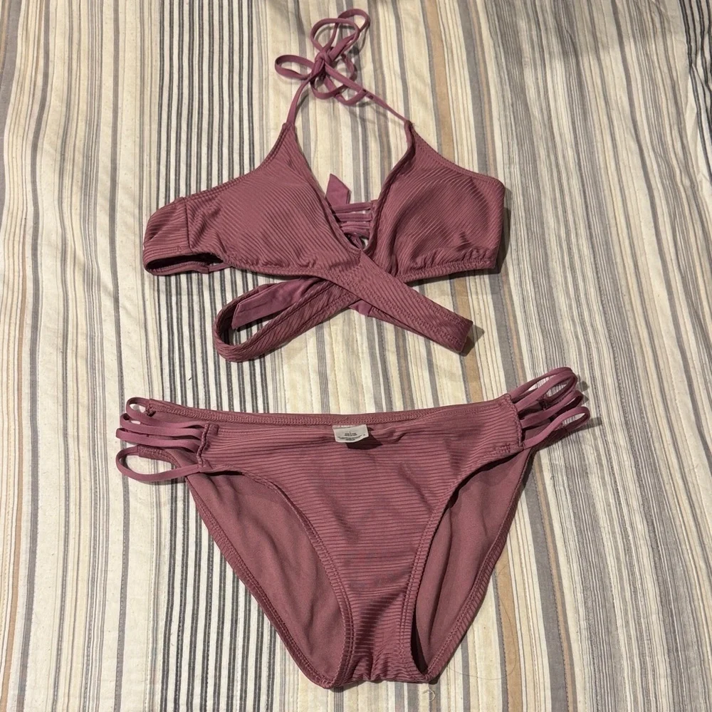 Mossimo Supply Co. Dusty Rose Bikini Bottom
